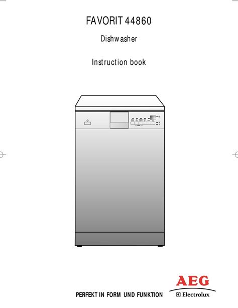 aeg sensorlogic dishwasher manual Kindle Editon