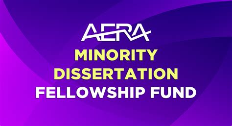 aera minority dissertation fellowship
