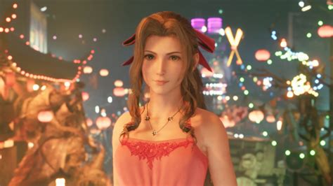 aerith pink dress