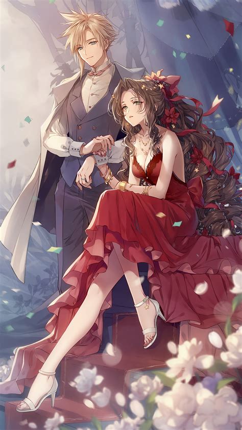 aerith x cloud