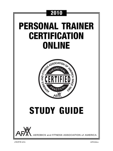 afaa personal training theory and practice Doc