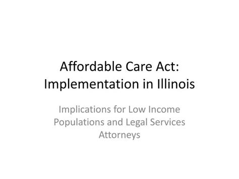 affordable care act implementation information Reader