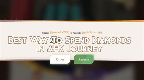 afk journey what to spend diamonds on