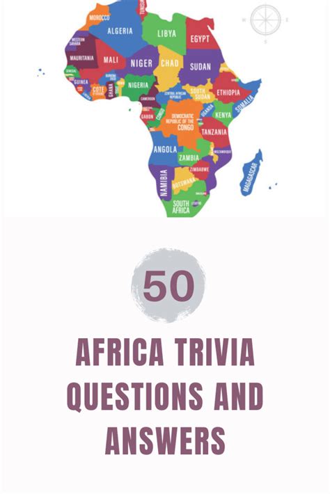 africa quiz questions and answers PDF