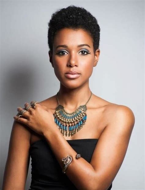 african american female natural short hairstyles