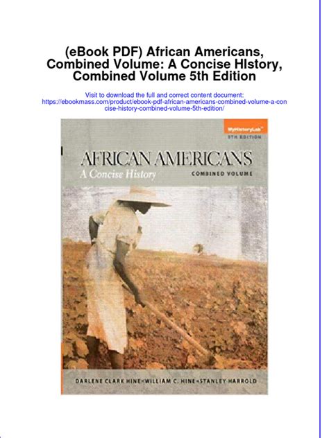african americans concise history combined Ebook Epub