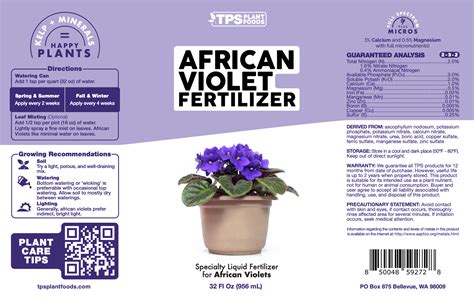 african violet fertilizer