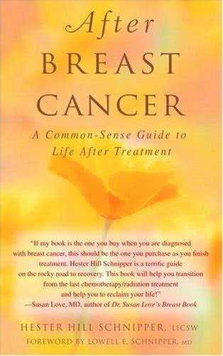 after breast cancer a common sense guide to life after treatment PDF