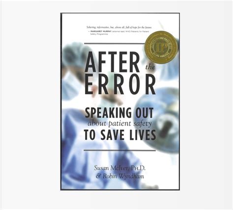 after the error speaking out about patient safety to save lives Kindle Editon