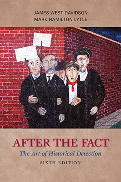 after the fact the art of historical detection Epub