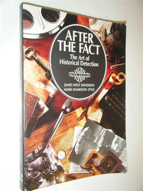 after the fact the art of historical detection Epub