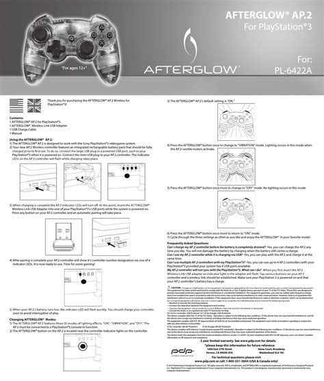 afterglow ps3 controller manual Doc