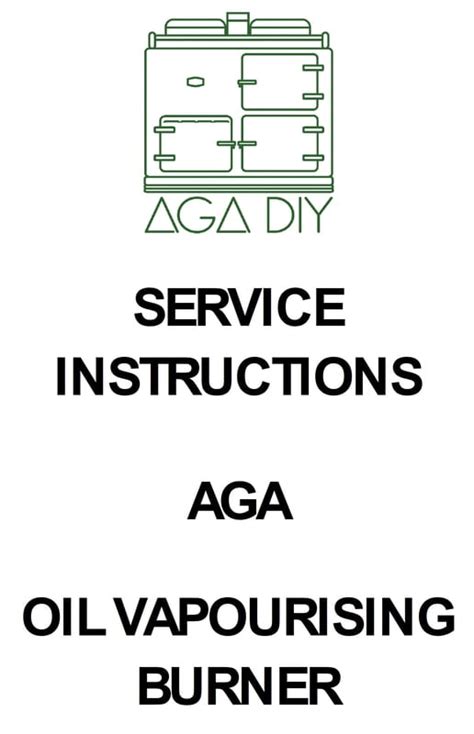 aga diy service instructions Doc