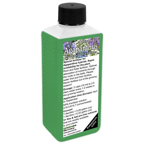 agapanthus fertilizer