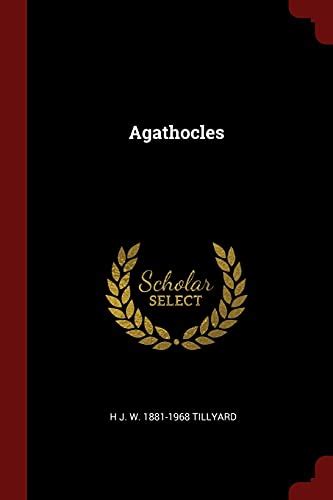 agathocles h j w tillyard PDF