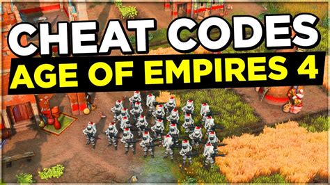 age of empires 4 cheats