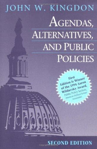 agendas alternatives and public policies Epub