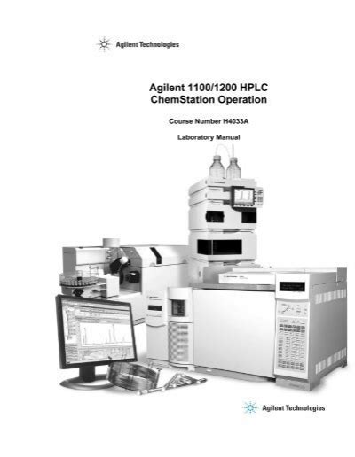 agilent 1200 series hplc chemstation software manual Doc