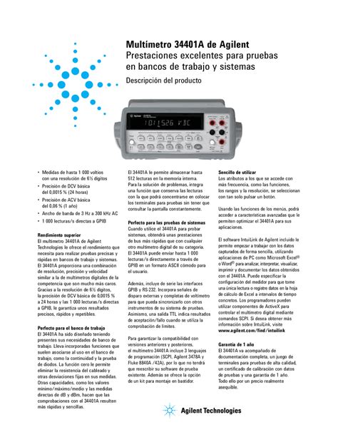 agilent 34401a programming manual Doc