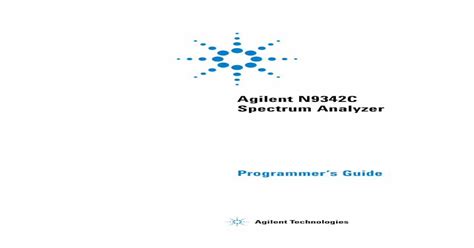 agilent service guide spectrum analyzer pdf Epub