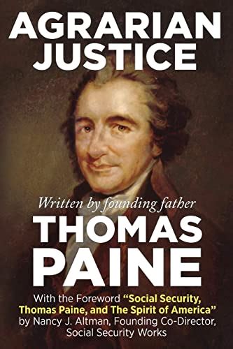 agrarian justice with a new foreword social security thomas paine and the spirit of america Kindle Editon