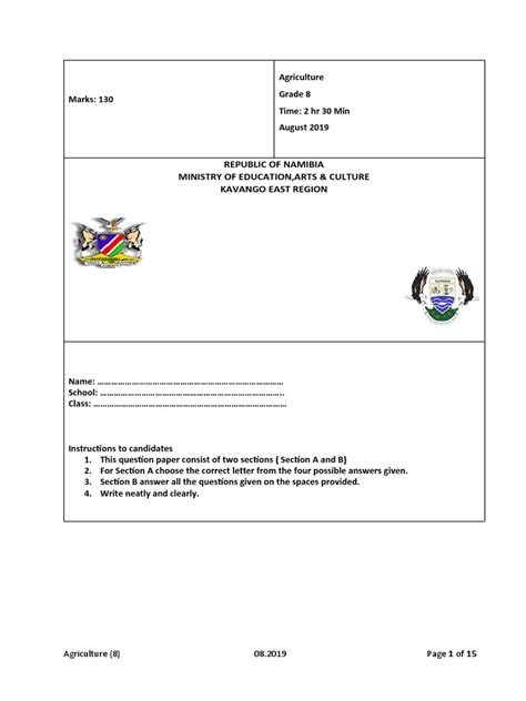 agric question paper grd11 2014 Kindle Editon