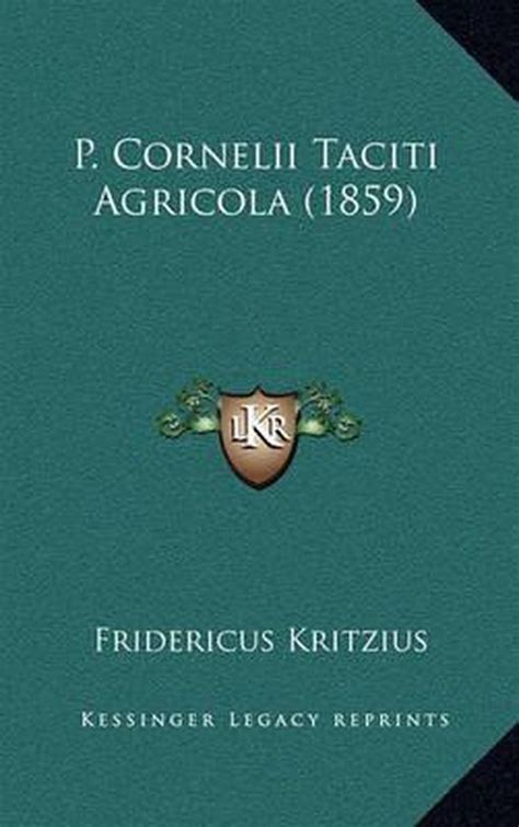 agricola romanian cornelii taciti PDF