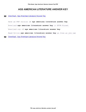 ags exploring literature answer keys Epub