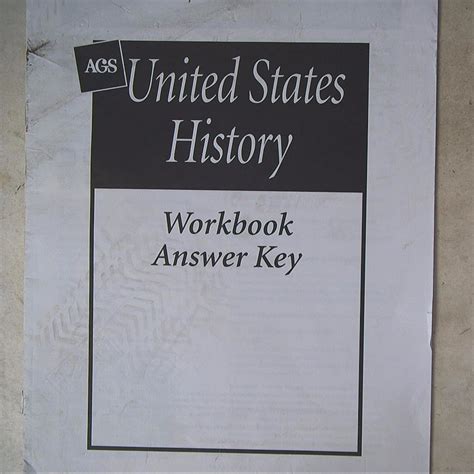 ags united states history workbook answer key PDF