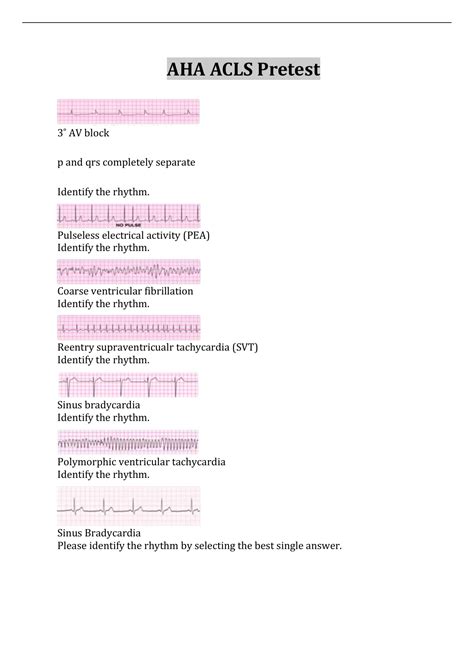 aha acls pretest 2011 answers Epub