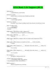 aha basic life support study guide Kindle Editon