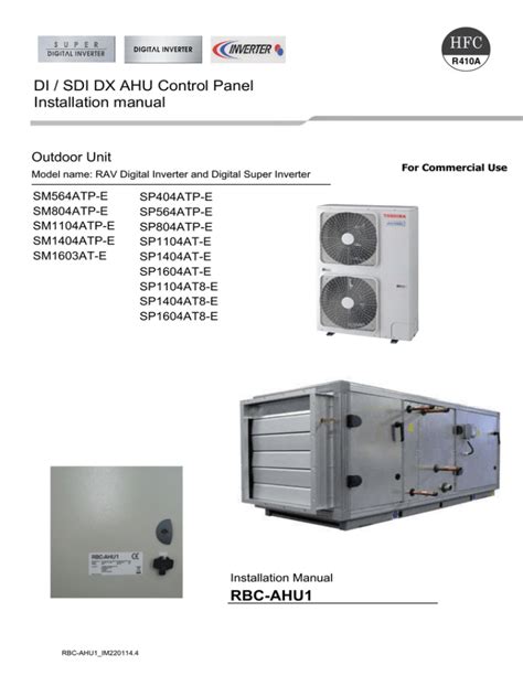 ahu1 installation manual pdf Doc