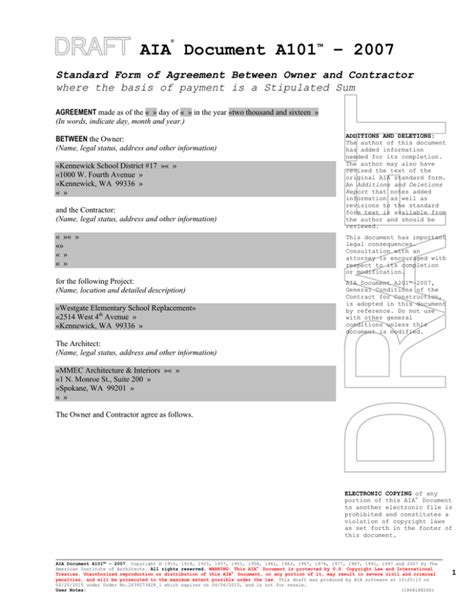 aia document a101 2007 Epub
