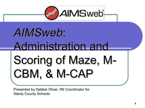 aimsweb maze administration guide Reader