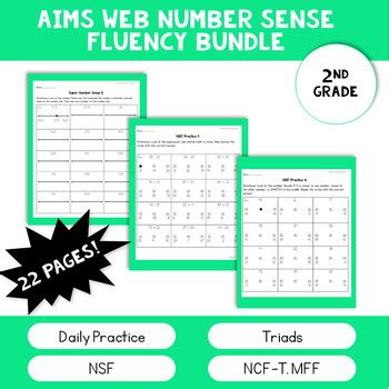 aimsweb numbers for second grade PDF