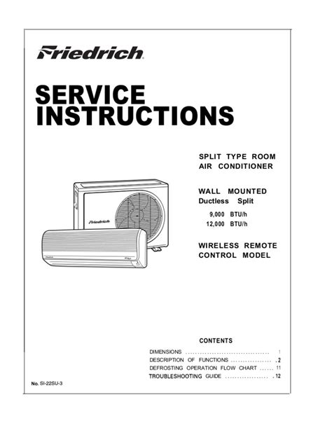 air conditioner service manual repair manual PDF