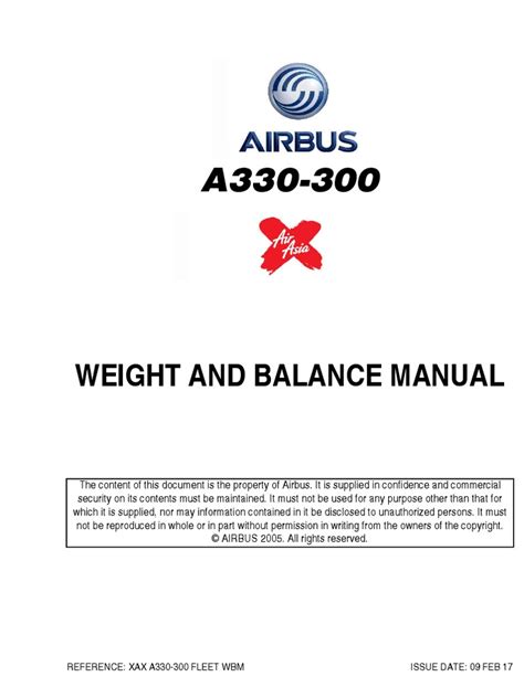 airbus a330 weight balance manual Epub
