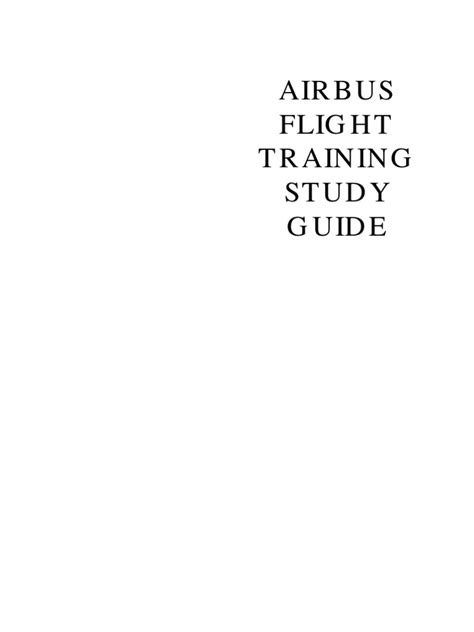 airbus study guide a319 a320 2010 Doc
