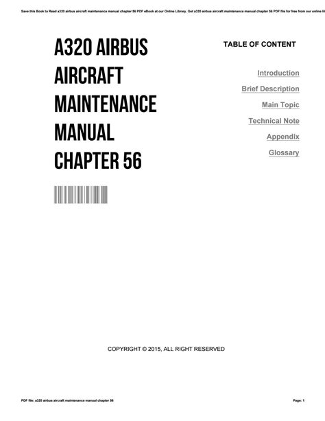 aircraft maintenance manual for airbus a320 Kindle Editon