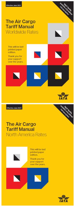 airline cargo tariff manual Reader