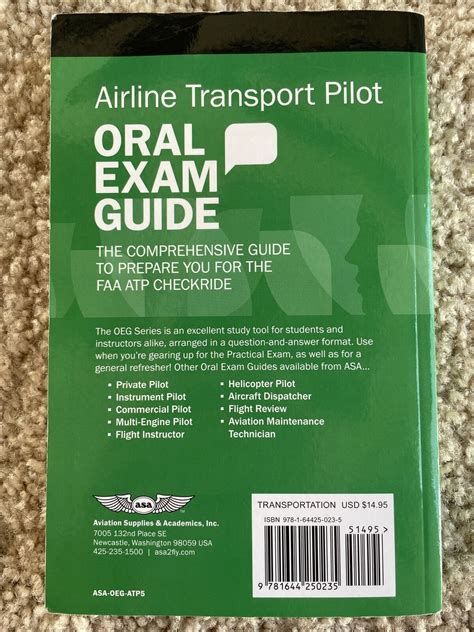 airline transport pilot oral exam guide oral exam guide series PDF