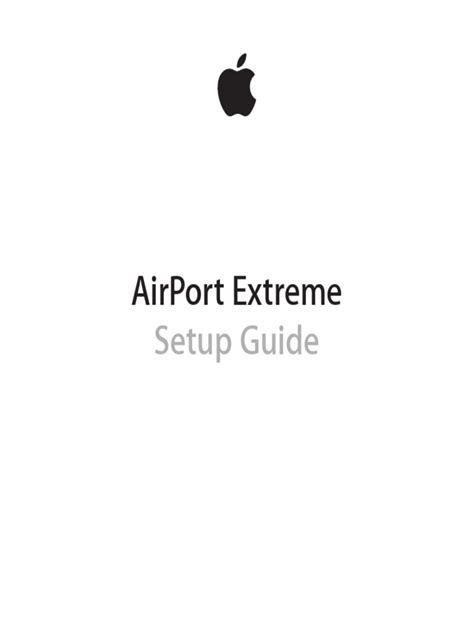 airport extreme setup guide PDF