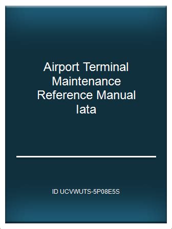 airport terminal reference manual iata PDF