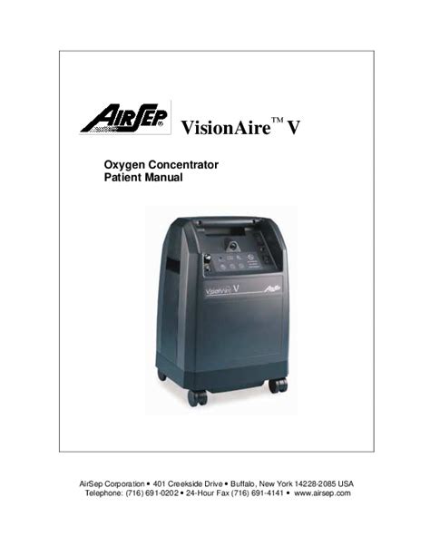 airsep oxygen concentrator manual Kindle Editon