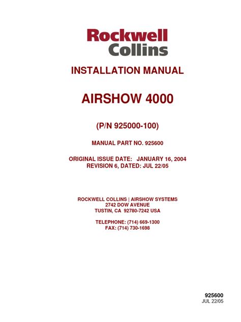 airshow 4000 manual pdf Reader