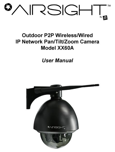 airsight ip camera user manual PDF