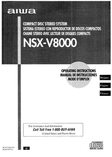 aiwa nsx v8000 manual pdf Epub