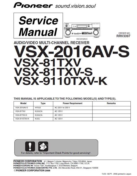 aiwa vsx 81 2016 9110 service manual user guide PDF