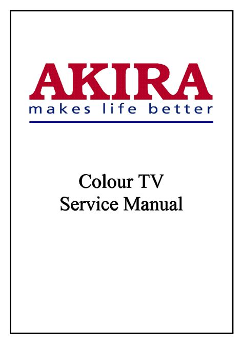 akira st92195 3s10 chassis adjustment user guide Kindle Editon