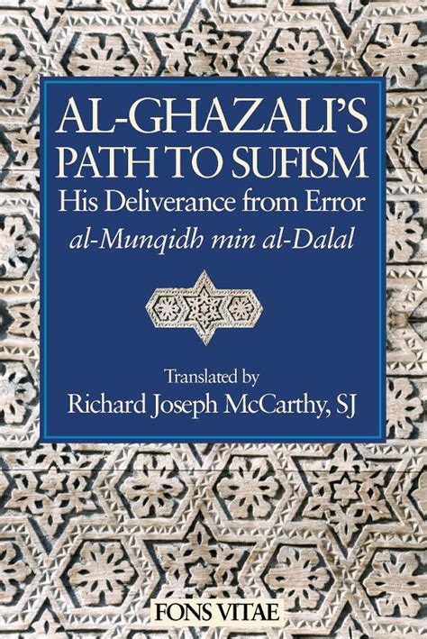 al ghazali s path to sufism his deliverance from error PDF
